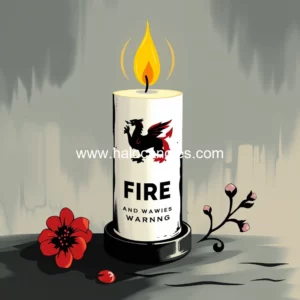 Read more about the article Mid and West Wales Fire and Rescue Service candle warning