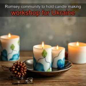 Read more about the article Romsey community to hold candle  making workshop for Ukraine