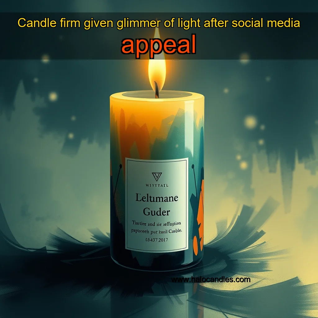Read more about the article Candle firm given glimmer of light after social media appeal