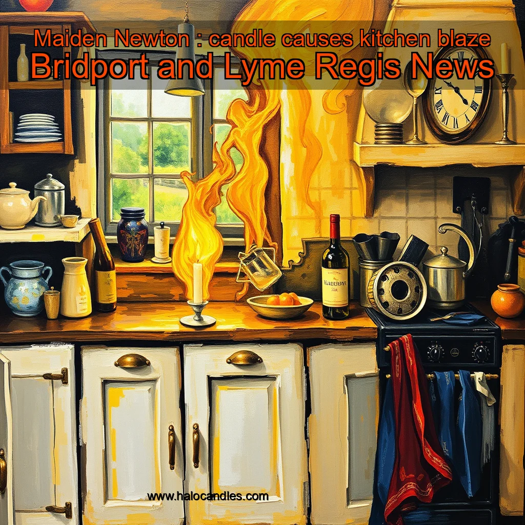 Read more about the article Maiden Newton : candle causes kitchen blaze  Bridport and Lyme Regis News