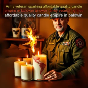 Read more about the article Army veteran sparking affordable quality candle empire in baldwin


 answer: army veteran ignites affordable quality candle empire in baldwin.