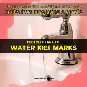 Read more about the article Cleaning expert 10  second tip to remove water marks from taps  using a candle
