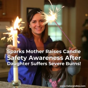 Artistic representation for Sparks Mother Raises Candle Safety Awareness After Daughter Suffers Severe Burns!