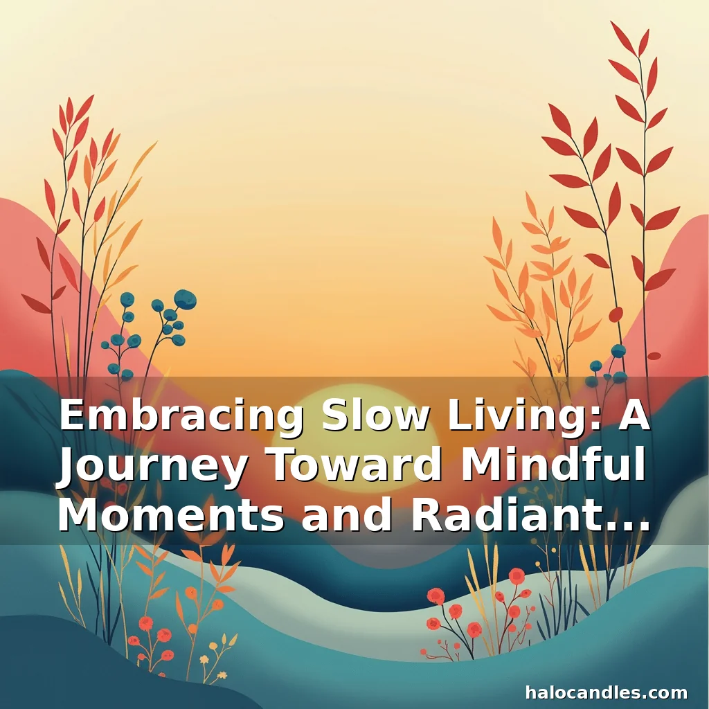 Read more about the article Embracing Slow Living: A Journey Toward Mindful Moments and Radiant Presence
