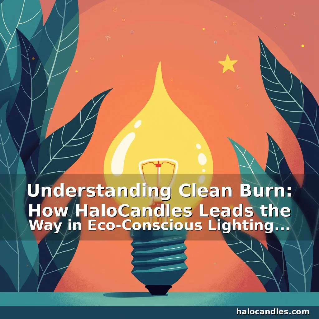 Read more about the article Understanding Clean Burn: How HaloCandles Leads the Way in Eco-Conscious Lighting Innovation
