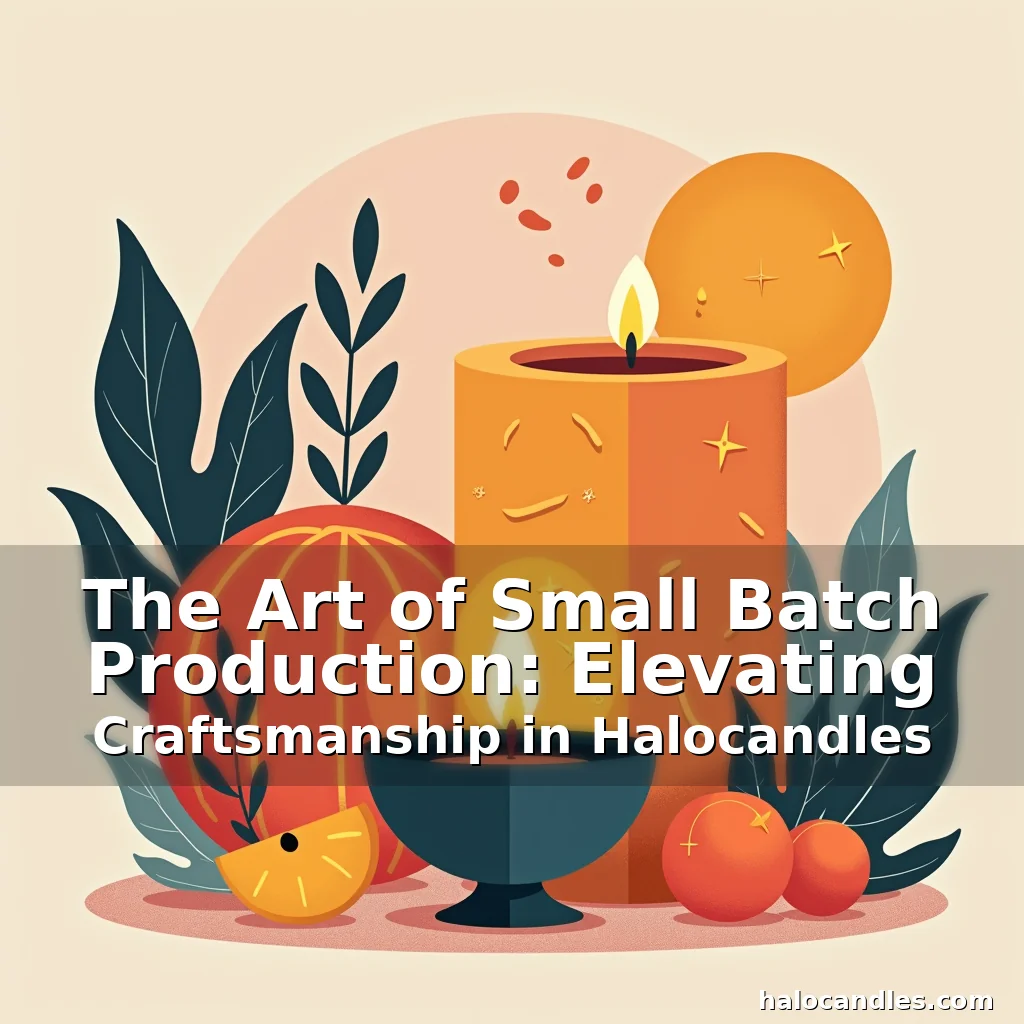 Read more about the article The Art of Small Batch Production: Elevating Craftsmanship in Halocandles