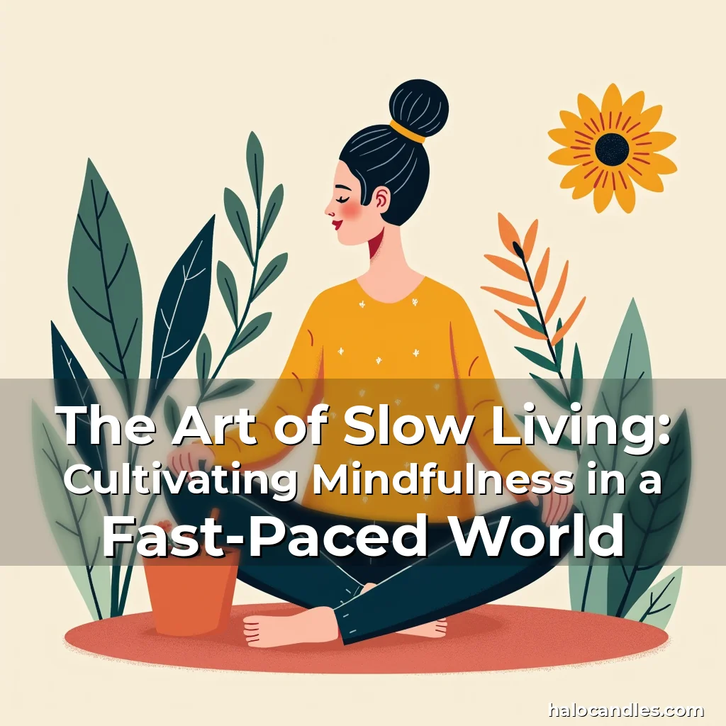 Read more about the article The Art of Slow Living: Cultivating Mindfulness in a Fast-Paced World