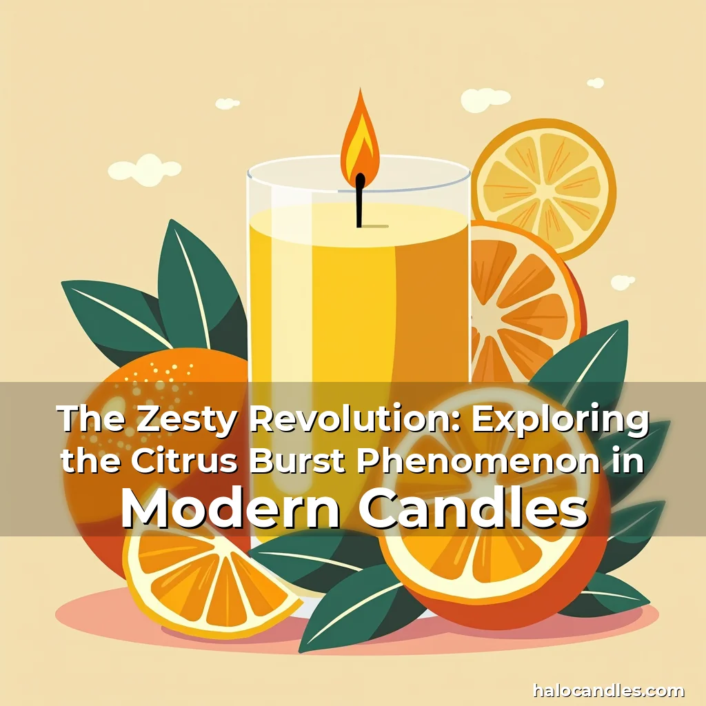 Read more about the article The Zesty Revolution: Exploring the Citrus Burst Phenomenon in Modern Candles