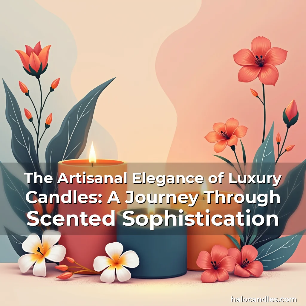 Read more about the article The Artisanal Elegance of Luxury Candles: A Journey Through Scented Sophistication