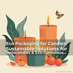 Artistic representation for Eco Packaging for Candles: Sustainable Solutions for Halocandles & Eco-Conscious Consumers