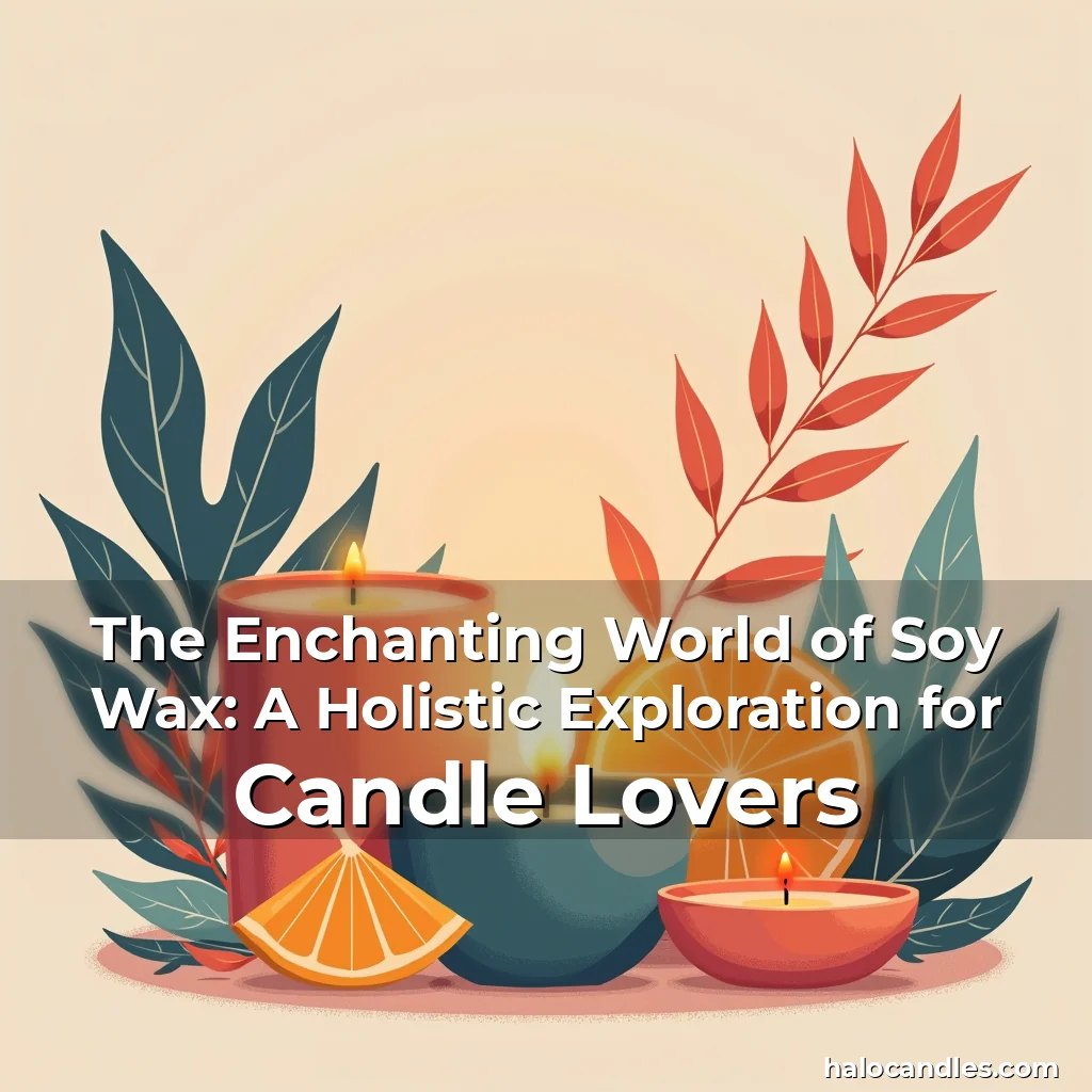 Read more about the article The Enchanting World of Soy Wax: A Holistic Exploration for Candle Lovers